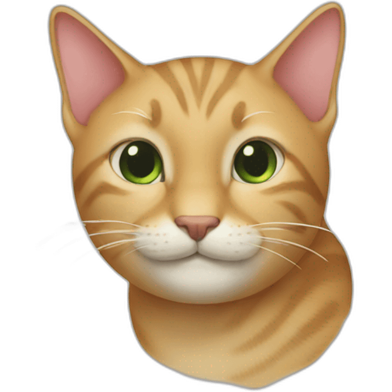 Cat smelling emoji