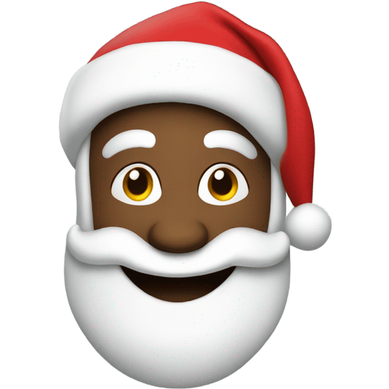 Santa tickling emoji