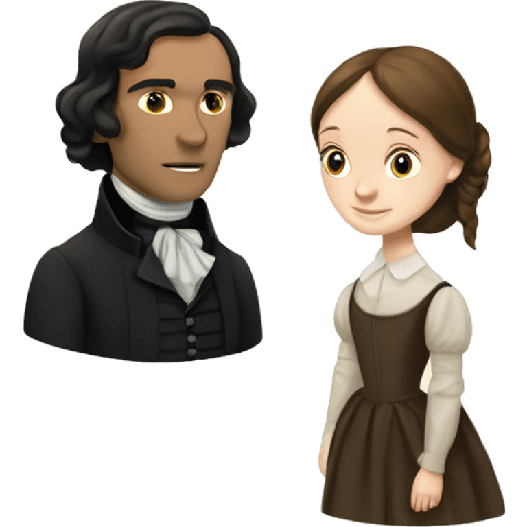 Jane Eyre and mr Rochester emoji