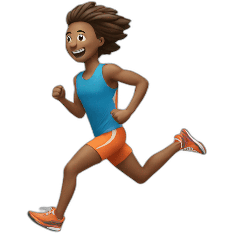 running emoji