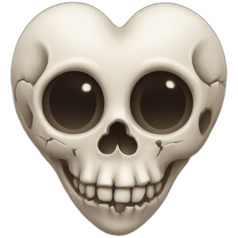 heart shape skull emoji