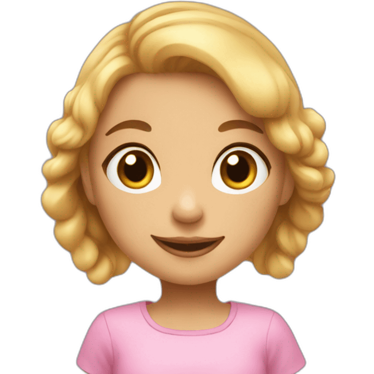 a little bid cubby girl emoji