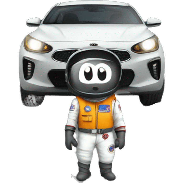 Kia on moon emoji