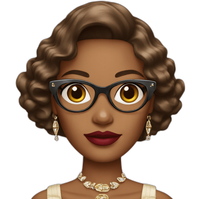 louis vuitton fancy woman emoji