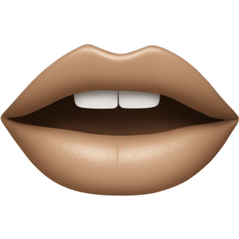 Lipstick beige  emoji