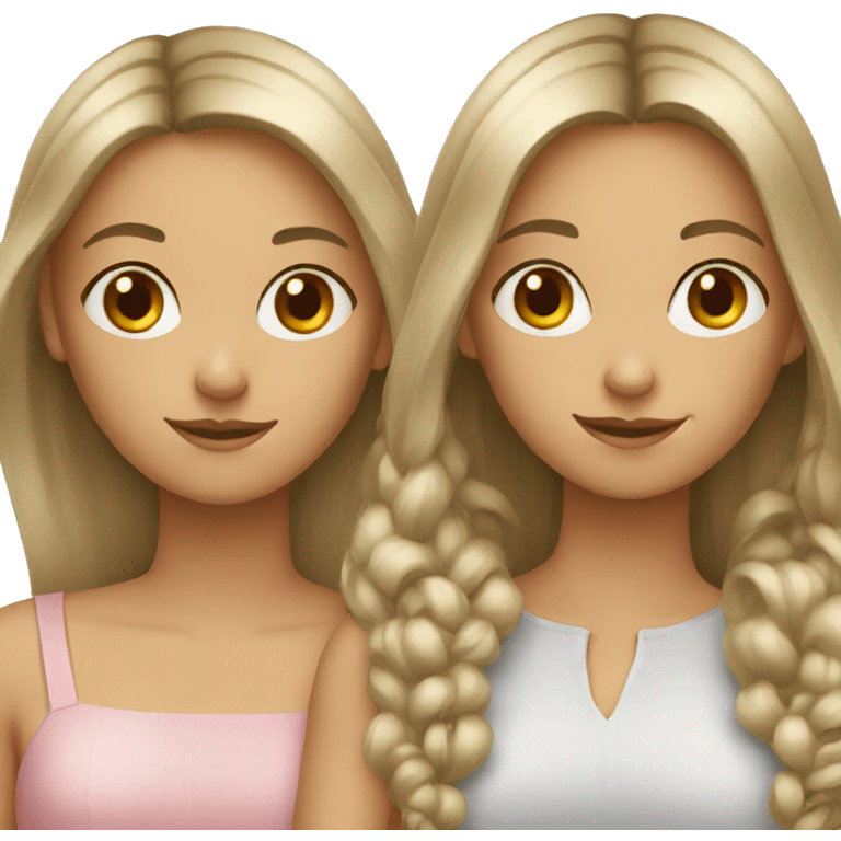 two European girls emoji