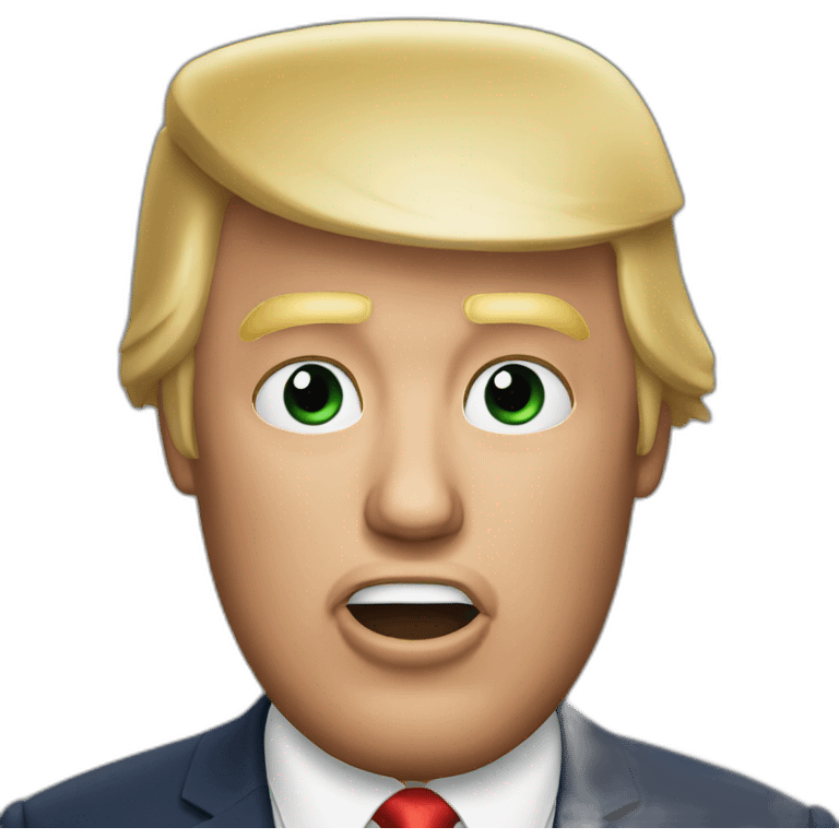 Donald Trump sing emoji