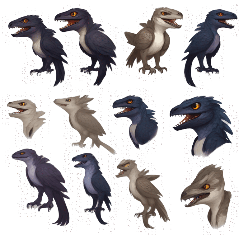 Modern Vernid-Trico-raptor species by LiLaiRa emoji