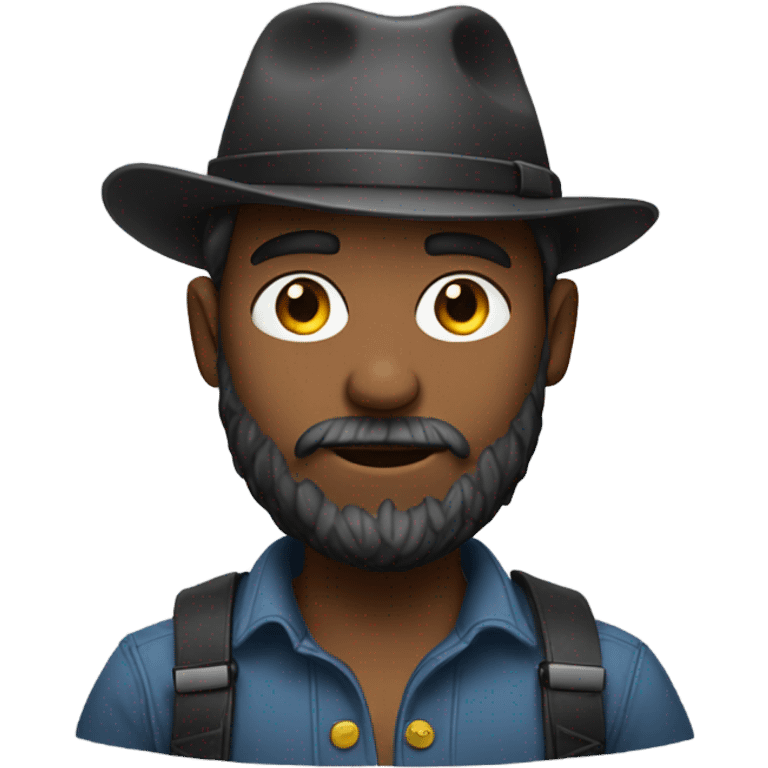 bearded boy in hat emoji