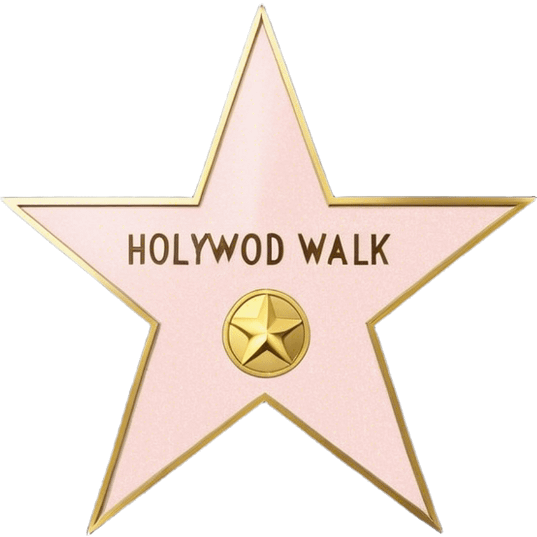 hollywood walk of fame emoji