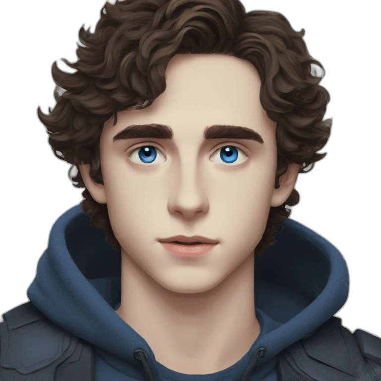 Chalamet Dune blue eyes emoji