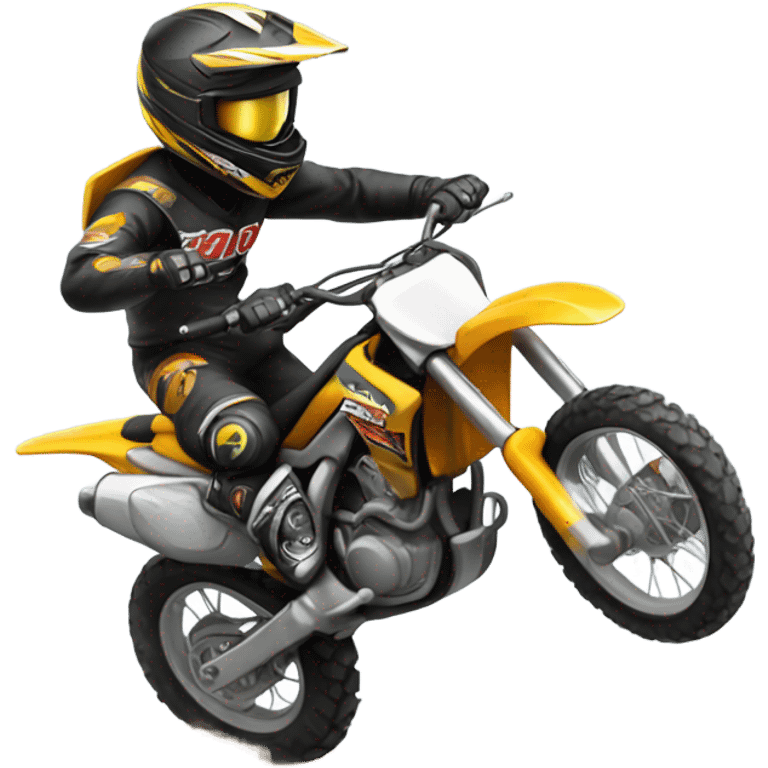 dirt bike wheelie emoji