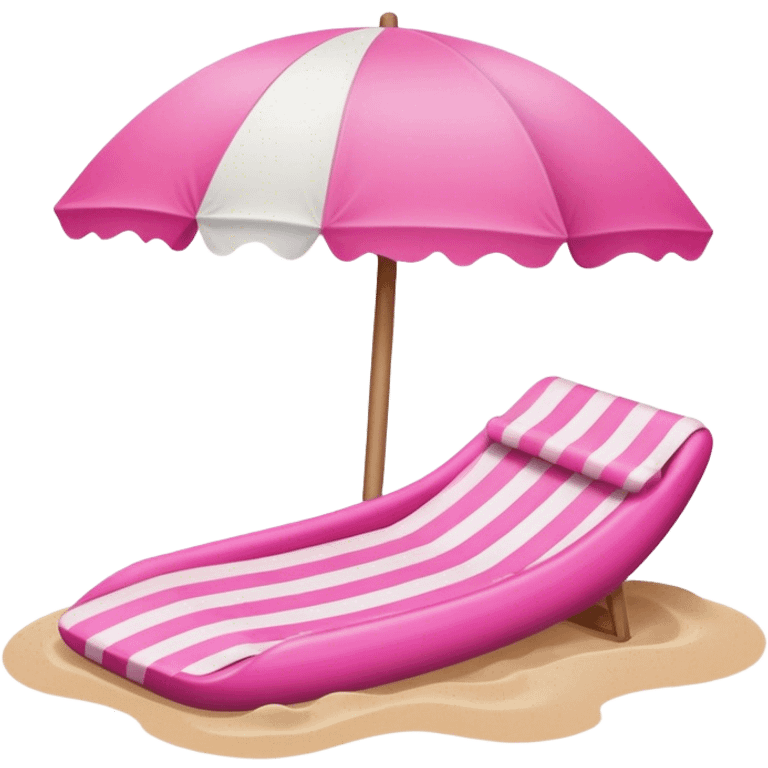 Pink,items,beached themed emoji