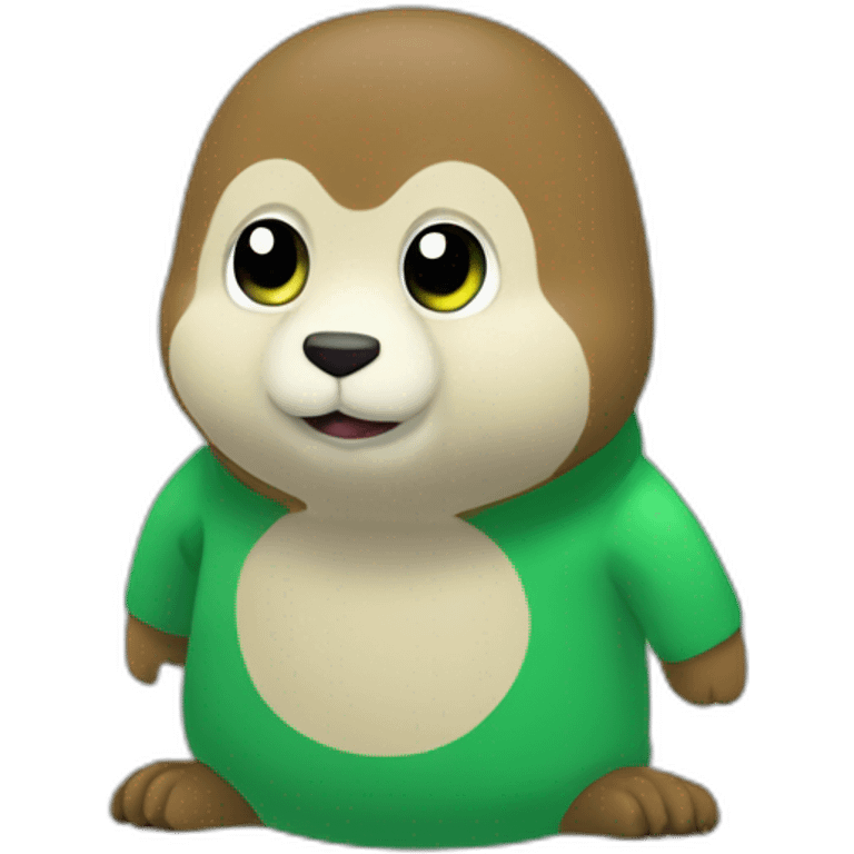 gopher-golang-android-platform-green-green-fur emoji