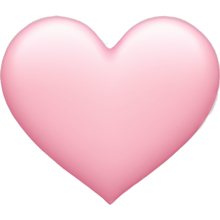 A pink pastel heart emoji