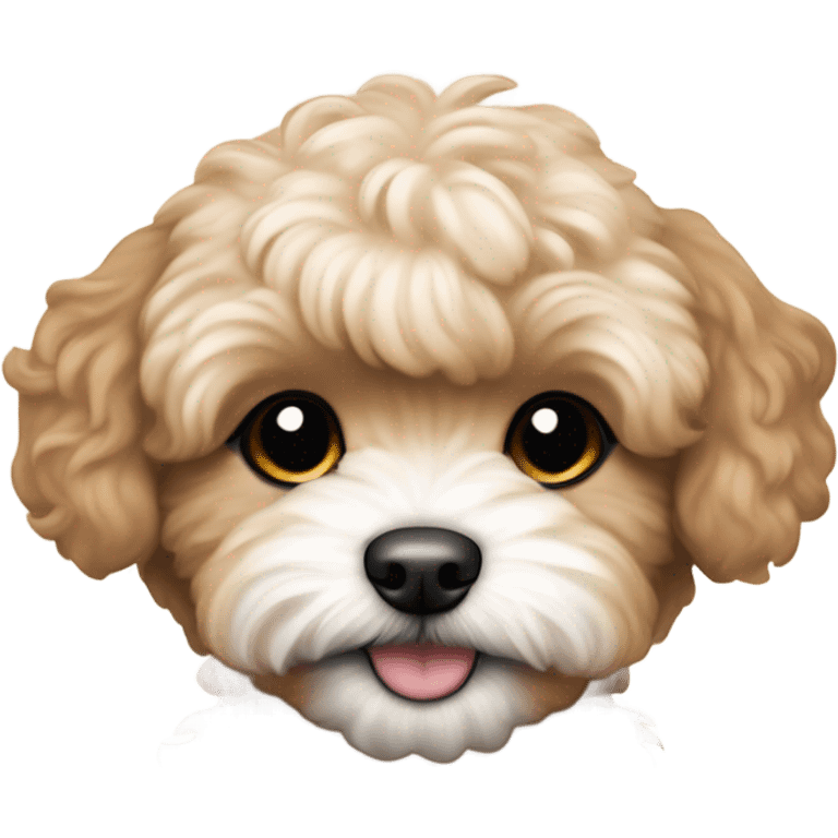 caramel brown maltipoo puppy emoji