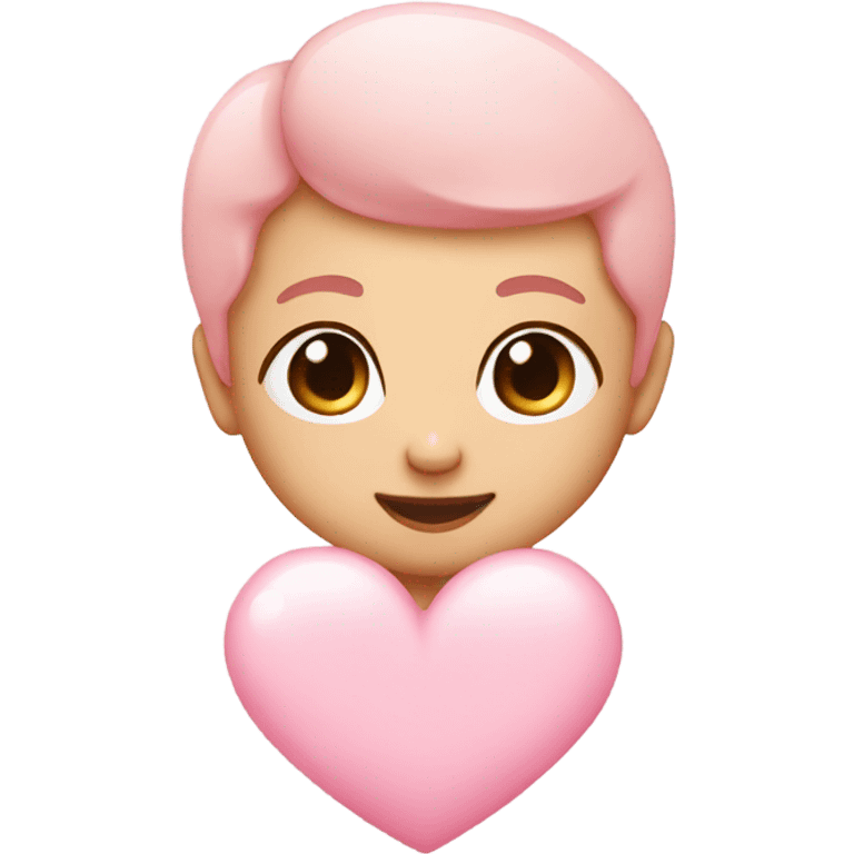 baby pink heart emoji