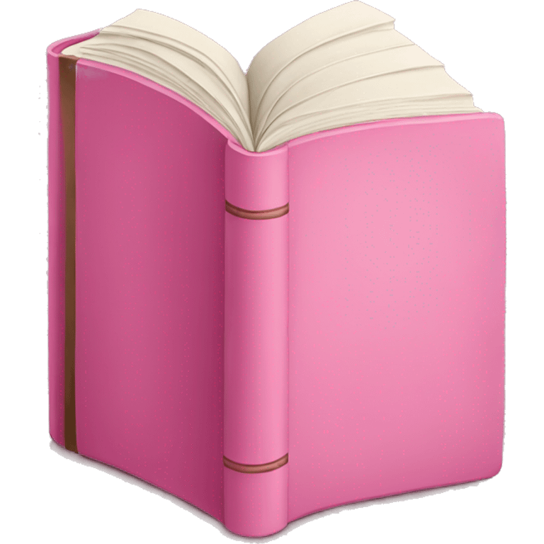 Pink book emoji