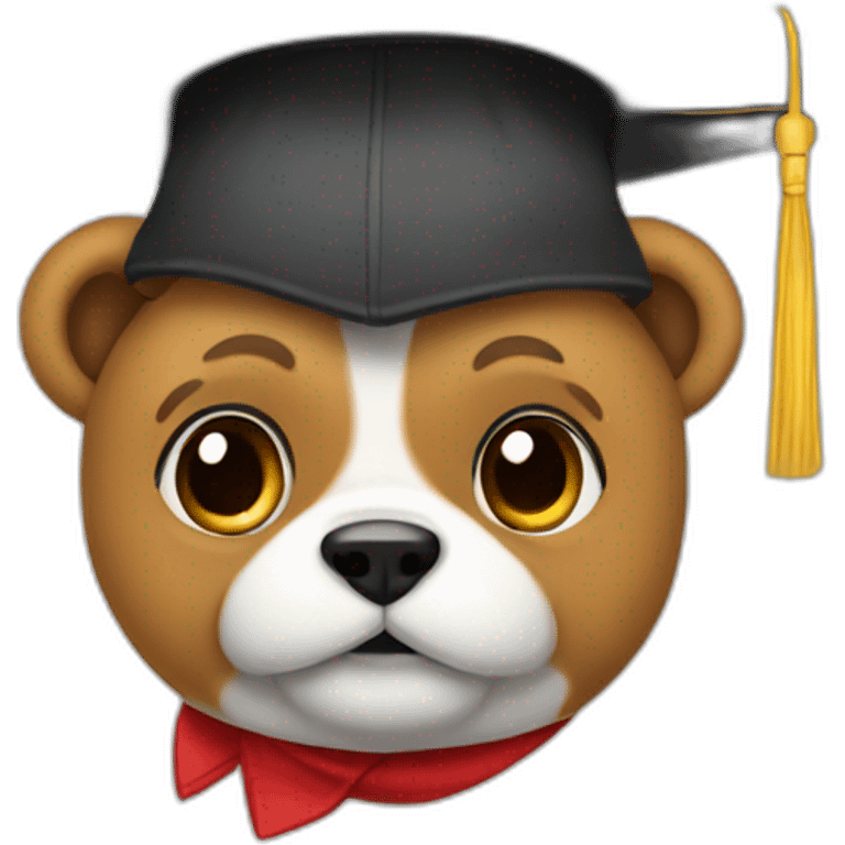 Osito graduado emoji