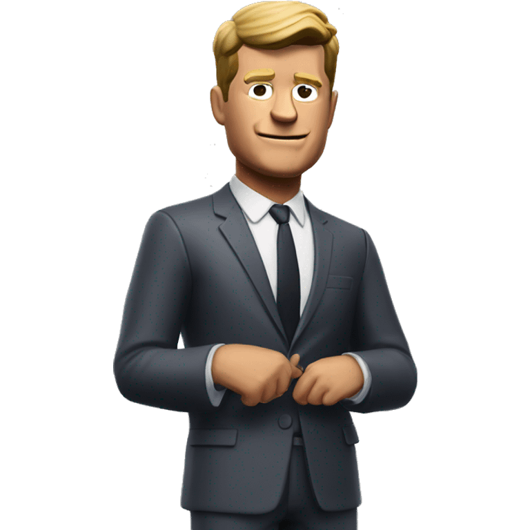 JFK in fortnite style  emoji