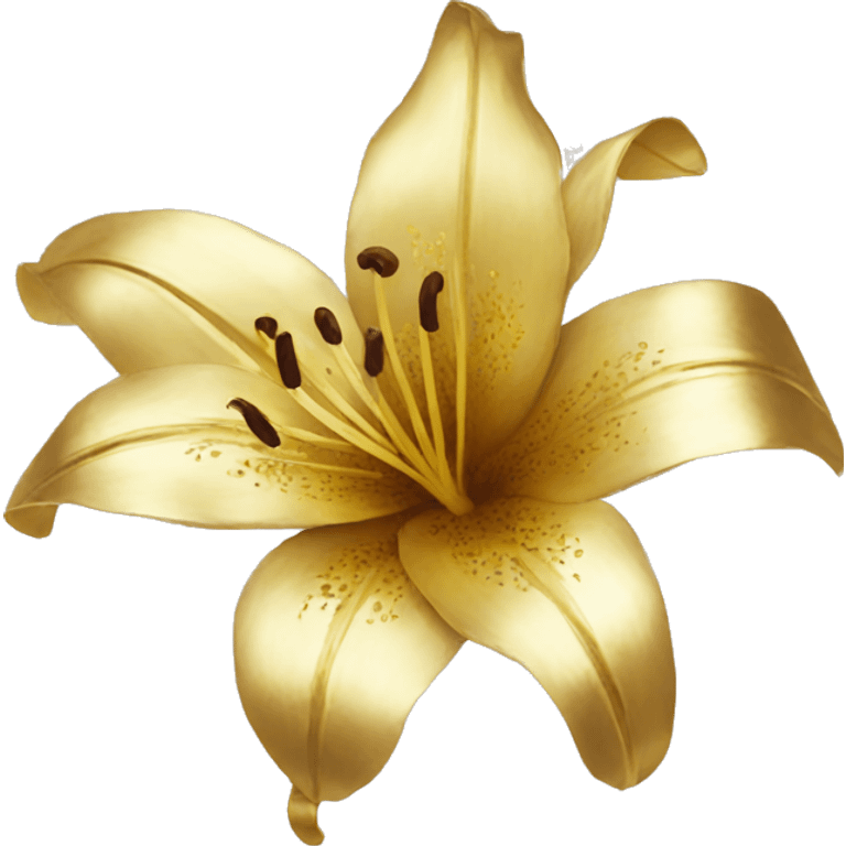 gilded lily emoji