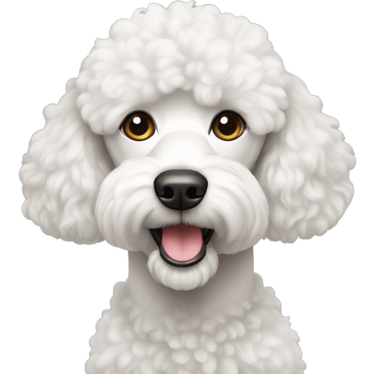 White poodle emoji