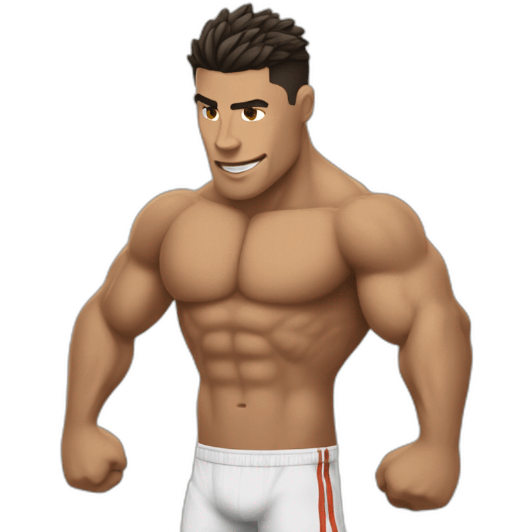 ronaldo tres musclé emoji