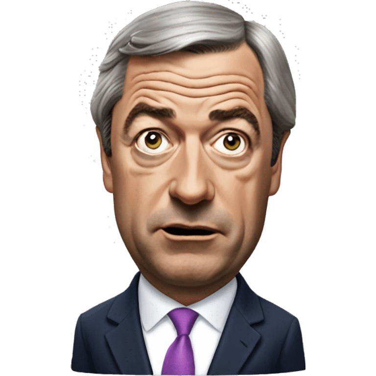 Nigel Farage stone head emoji emoji