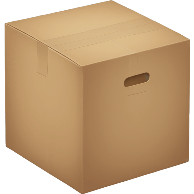 Block shopping box emoji