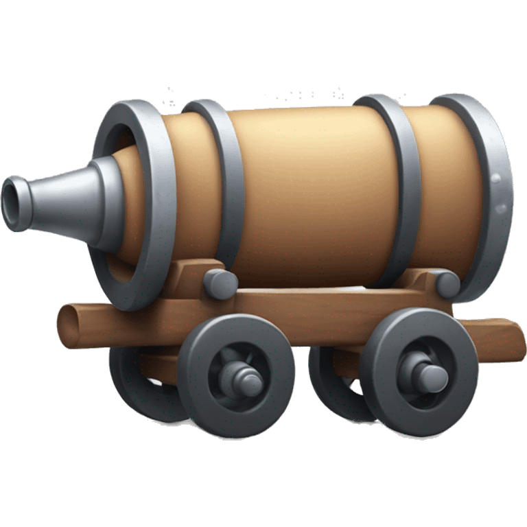 cute cartoon cannon  emoji