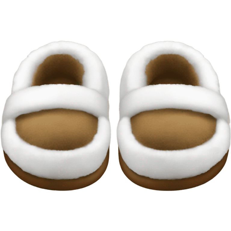 white Ugg slippers emoji