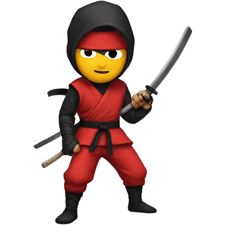 ninja in red suit emoji