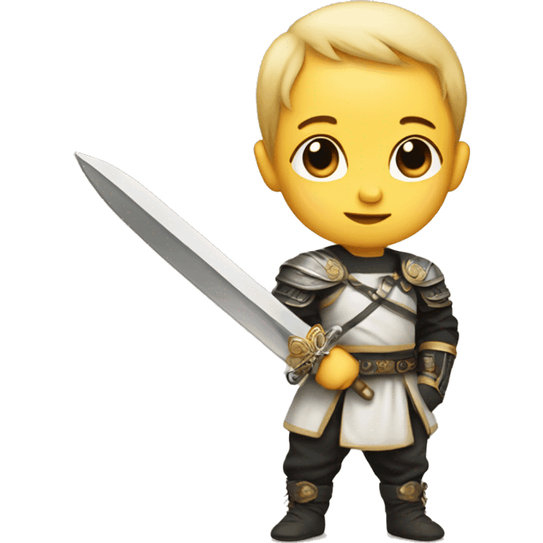 baby with sword emoji