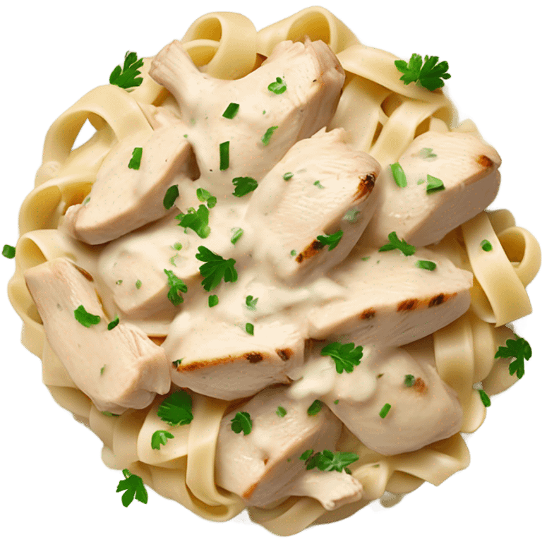 Chicken Alfredo  emoji