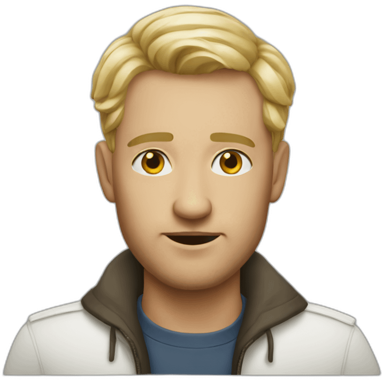 bold man from Denmark emoji