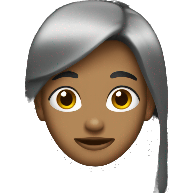 blacl hair emoji