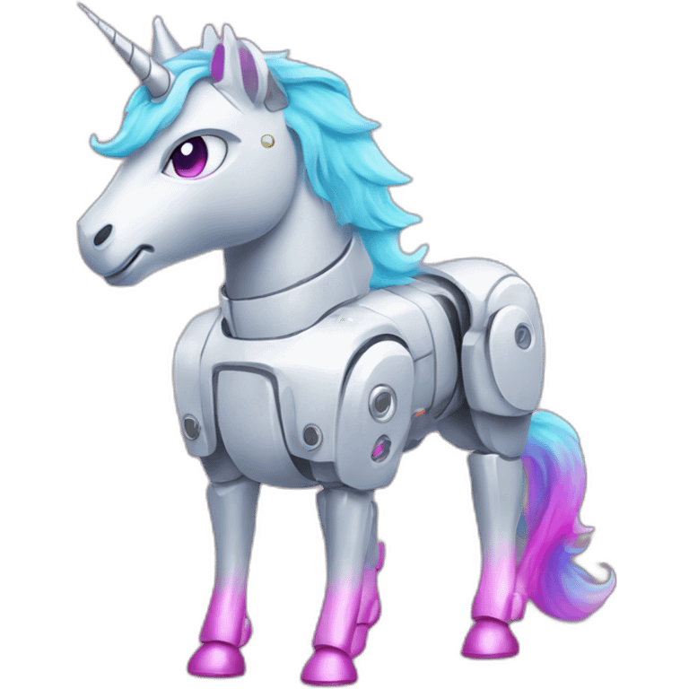 robot unicorn emoji