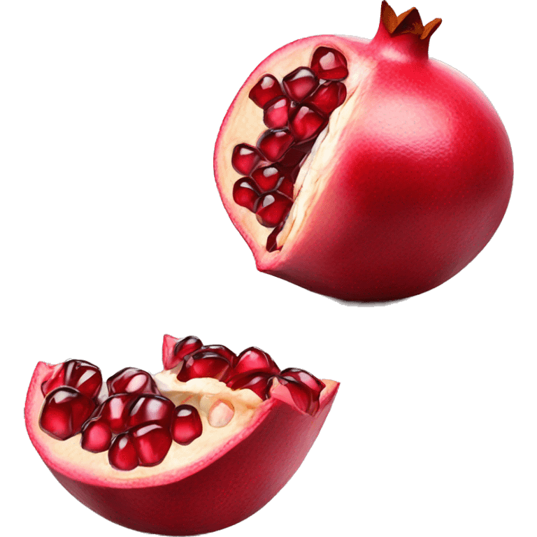 Juicy Pomegranate Cut Open emoji