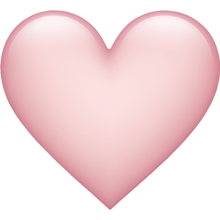 light pink heart emoji