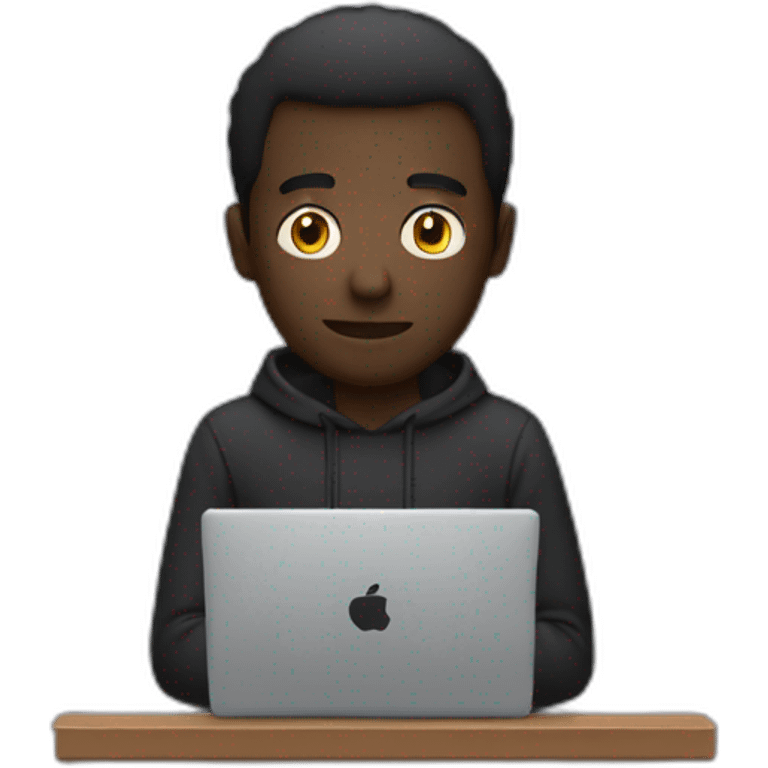 dark-man-behind-laptop emoji