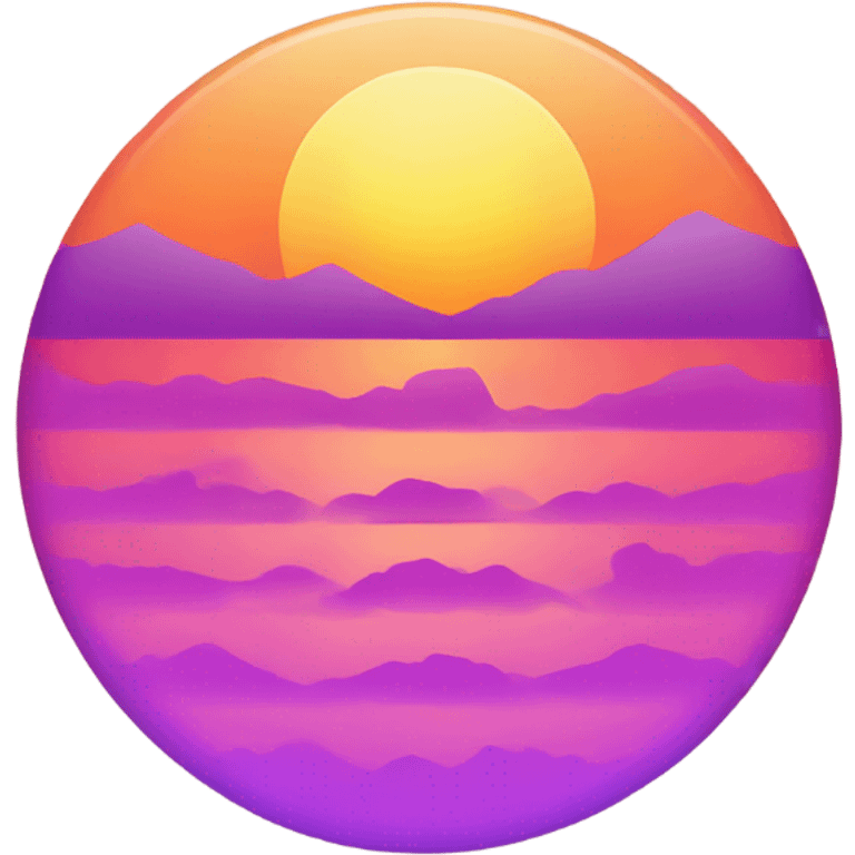 Sunset emoji