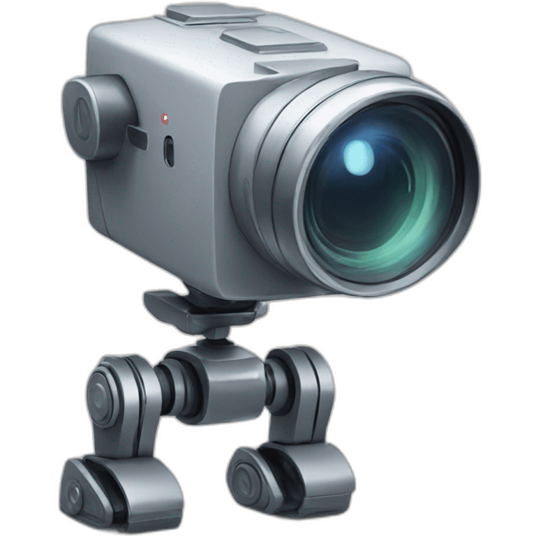 robot with video camera emoji