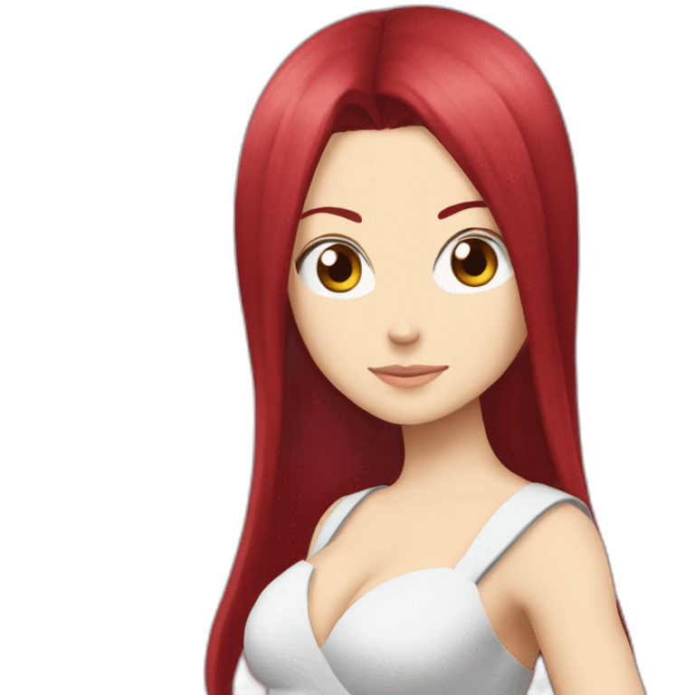 Erza Scarlett heart emoji