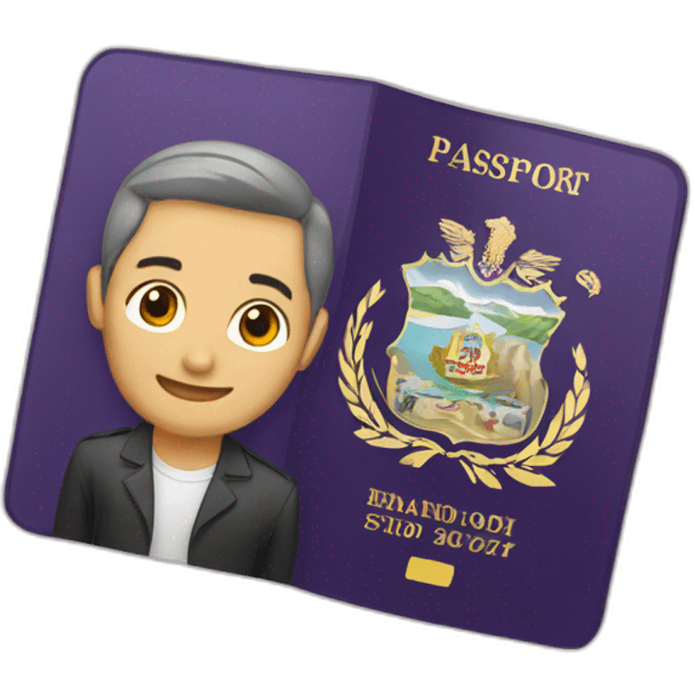 pasaporte estado unidense emoji