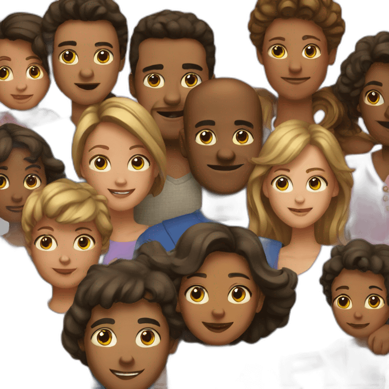 Big family emoji