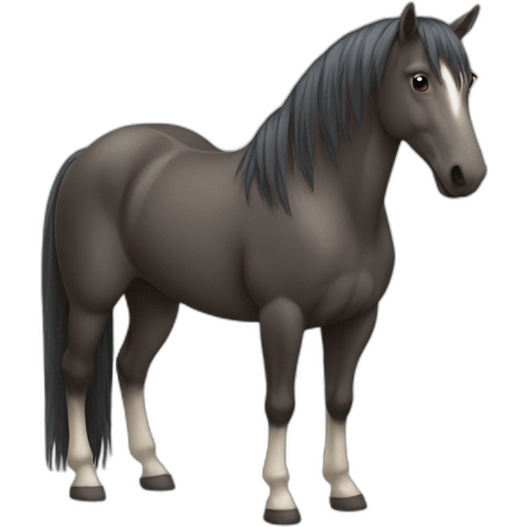 horse on keta emoji