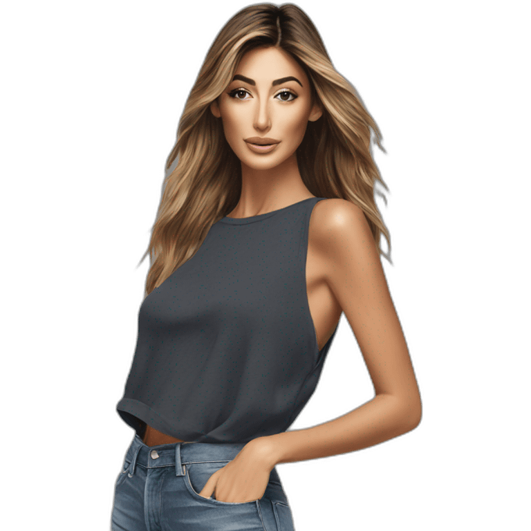 Belen Rodriguez emoji