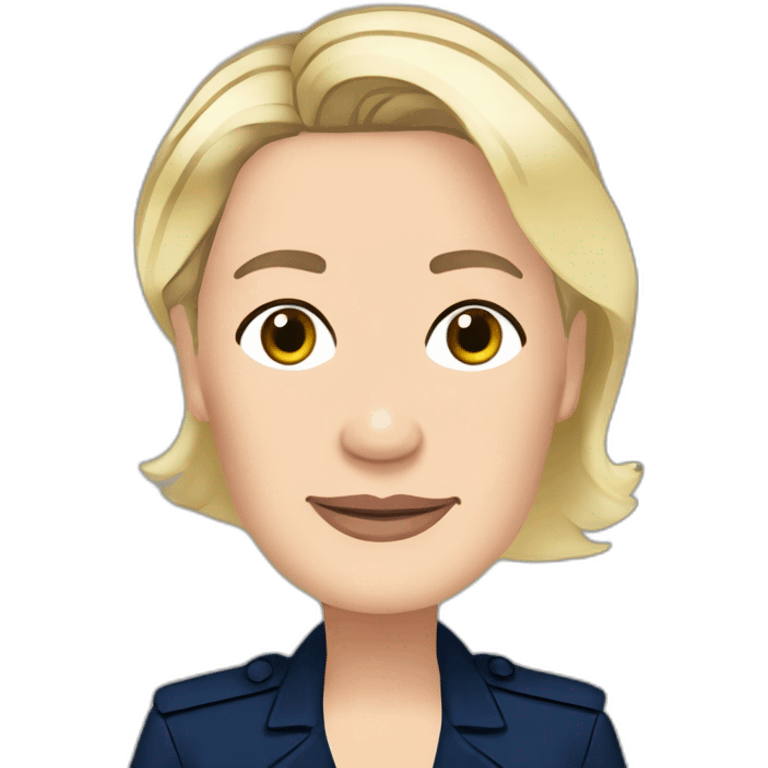 Marine le pen Bitmoji emoji