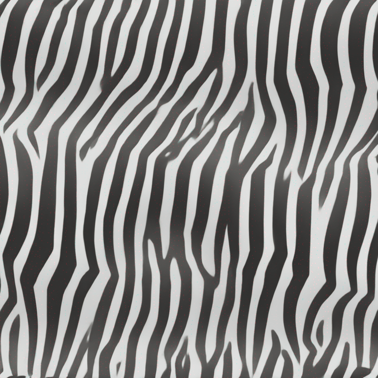 Muscle zebra striped emoji