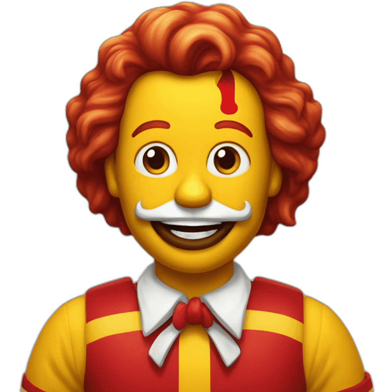 Ronald McDonald's emoji